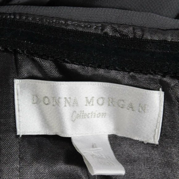 Donna Morgan Strapless Sweethear Chiffon Gown - Picture 4 of 8